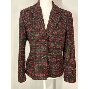 Vintage Bergamo by Ebi tweed lined blazer size 8 BIN‎ Q